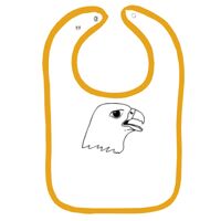 Infant Contrast Trim Terry Bib Thumbnail