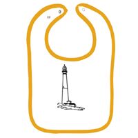 Infant Contrast Trim Terry Bib Thumbnail