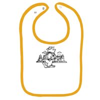 Infant Contrast Trim Terry Bib Thumbnail