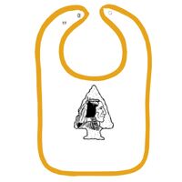 Infant Contrast Trim Terry Bib Thumbnail