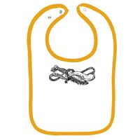 Infant Contrast Trim Terry Bib Thumbnail