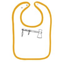 Infant Contrast Trim Terry Bib Thumbnail