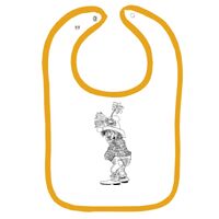 Infant Contrast Trim Terry Bib Thumbnail