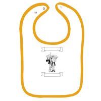 Infant Contrast Trim Terry Bib Thumbnail