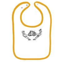 Infant Contrast Trim Terry Bib Thumbnail