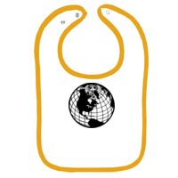 Infant Contrast Trim Terry Bib Thumbnail