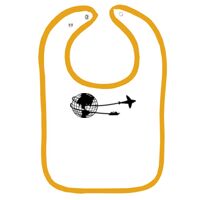 Infant Contrast Trim Terry Bib Thumbnail