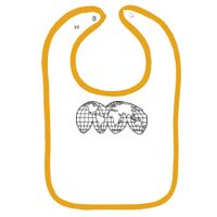 Infant Contrast Trim Terry Bib Thumbnail