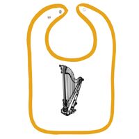 Infant Contrast Trim Terry Bib Thumbnail