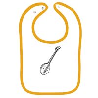 Infant Contrast Trim Terry Bib Thumbnail