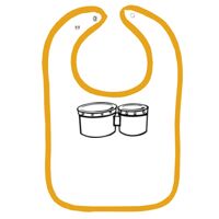 Infant Contrast Trim Terry Bib Thumbnail