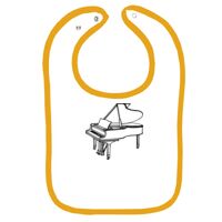 Infant Contrast Trim Terry Bib Thumbnail