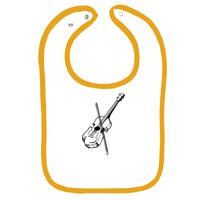 Infant Contrast Trim Terry Bib Thumbnail