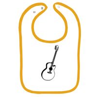 Infant Contrast Trim Terry Bib Thumbnail