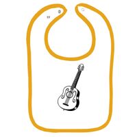 Infant Contrast Trim Terry Bib Thumbnail