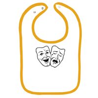 Infant Contrast Trim Terry Bib Thumbnail