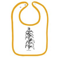 Infant Contrast Trim Terry Bib Thumbnail