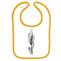 Infant Contrast Trim Terry Bib Thumbnail