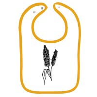 Infant Contrast Trim Terry Bib Thumbnail