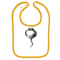 Infant Contrast Trim Terry Bib Thumbnail