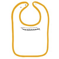 Infant Contrast Trim Terry Bib Thumbnail