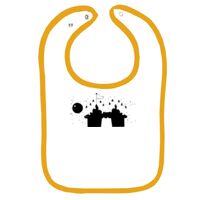 Infant Contrast Trim Terry Bib Thumbnail