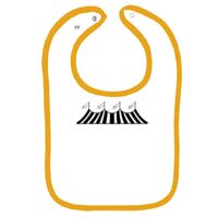 Infant Contrast Trim Terry Bib Thumbnail