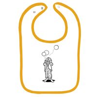 Infant Contrast Trim Terry Bib Thumbnail