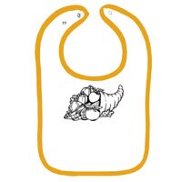 Infant Contrast Trim Terry Bib Thumbnail