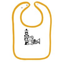 Infant Contrast Trim Terry Bib Thumbnail