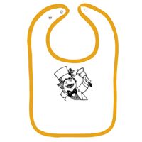 Infant Contrast Trim Terry Bib Thumbnail