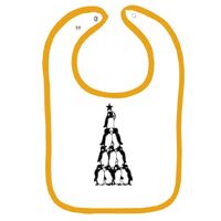 Infant Contrast Trim Terry Bib Thumbnail