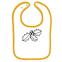 Infant Contrast Trim Terry Bib Thumbnail