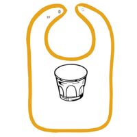 Infant Contrast Trim Terry Bib Thumbnail