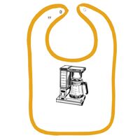 Infant Contrast Trim Terry Bib Thumbnail