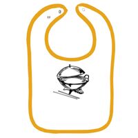 Infant Contrast Trim Terry Bib Thumbnail