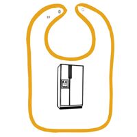 Infant Contrast Trim Terry Bib Thumbnail