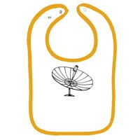 Infant Contrast Trim Terry Bib Thumbnail
