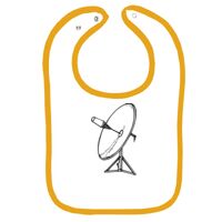 Infant Contrast Trim Terry Bib Thumbnail