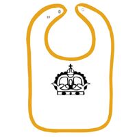 Infant Contrast Trim Terry Bib Thumbnail