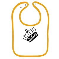 Infant Contrast Trim Terry Bib Thumbnail