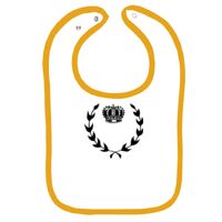 Infant Contrast Trim Terry Bib Thumbnail