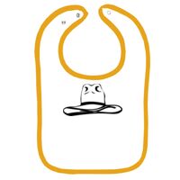 Infant Contrast Trim Terry Bib Thumbnail