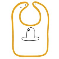 Infant Contrast Trim Terry Bib Thumbnail