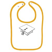 Infant Contrast Trim Terry Bib Thumbnail