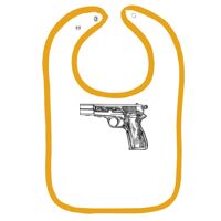 Infant Contrast Trim Terry Bib Thumbnail