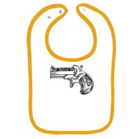 Infant Contrast Trim Terry Bib Thumbnail