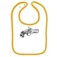 Infant Contrast Trim Terry Bib Thumbnail