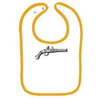 Infant Contrast Trim Terry Bib Thumbnail