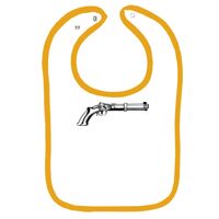 Infant Contrast Trim Terry Bib Thumbnail